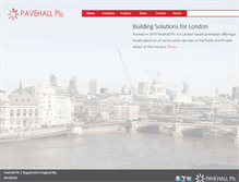 Tablet Screenshot of pavehall.co.uk